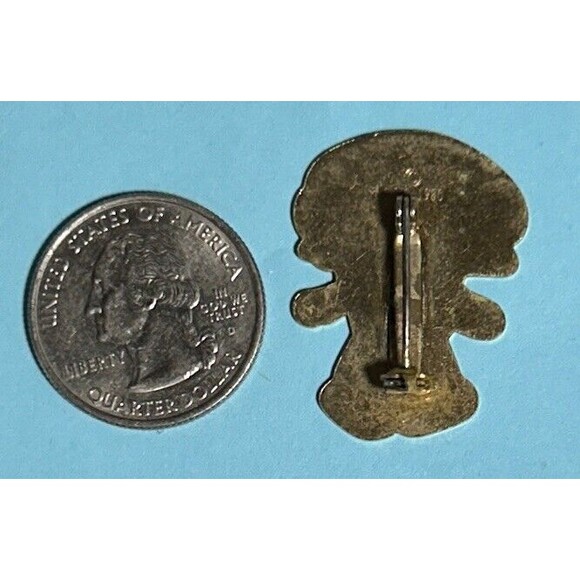 Vtg 1980 Strawberry Shortcake Apple Dumpling Gold Tone Lapel Pin AGC - Picture 3 of 4